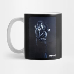 Banksy Mobile Phone Lovers Mug